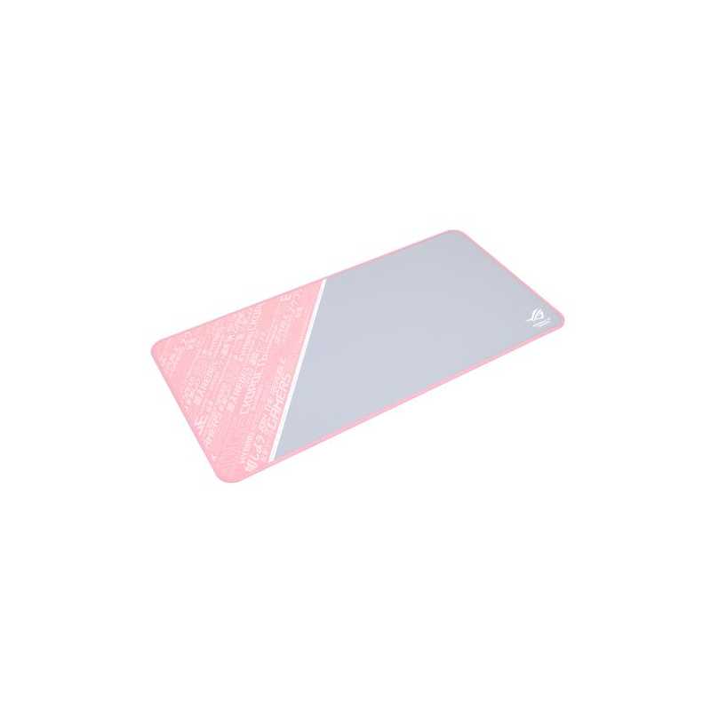 Asus ROG SHEATH PNK LTD Mouse Pad, Smooth Surface, Non-Slip ROG Rubber Base, Anti-Fray, 900 x 440 x 3 mm, Pink