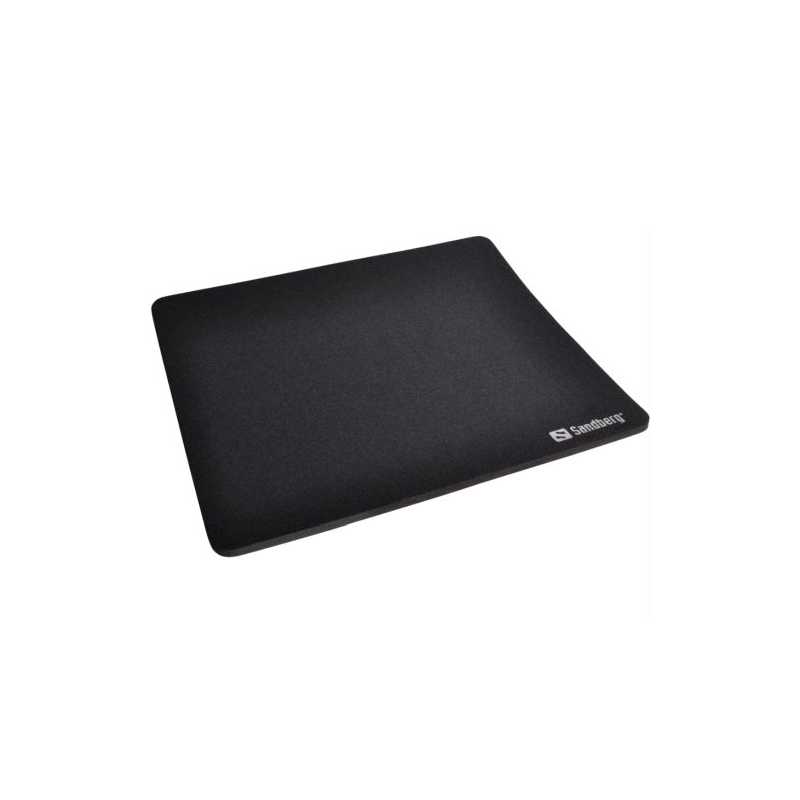 Sandberg (520-05) Mouse Pad, Black, 260 x 220 x 0.60 mm, 5 Year Warranty Sandberg (520-05) Mouse Pad, Black, 260 x 220 x 0.60 mm, 5 Year Warranty