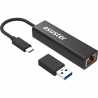 ASUSTOR (AS-U2.5G2) USB-C 3.2 to 2.5-Gigabit Ethernet Base-T Adapter, Type-A Adapter, Aluminium Casing