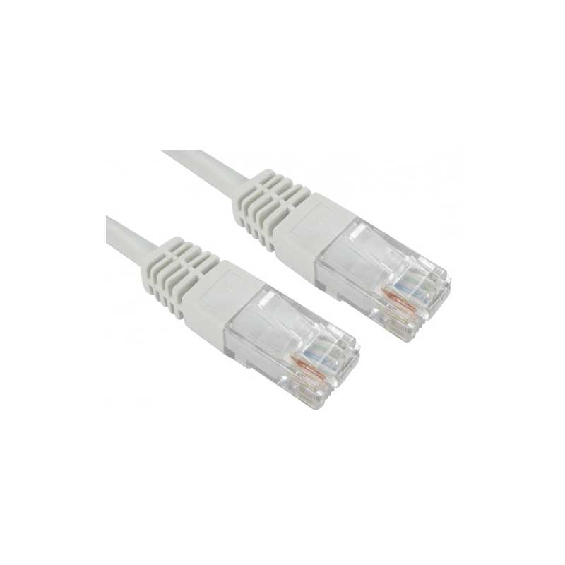 Spire Moulded CAT5e Patch Cable, 20 Metres, Full Copper, White