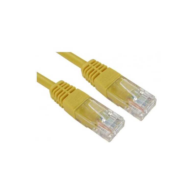 Spire Moulded CAT6 Patch Cable, 2 Metre, Full Copper, Yellow