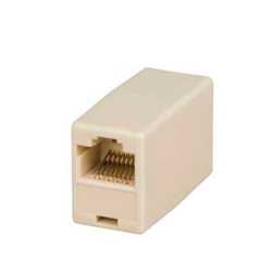 Spire Coupler for RJ45 CAT5E (100/1000Mbps) Patch Cables, Female To Female