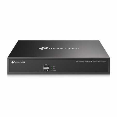 TP-LINK (VIGI NVR1008H) 8-Channel NVR, No HDD (Max 10TB), 4-Channel Simultaneous Playback, Remote Monitoring, H.265+, Two-Way Au
