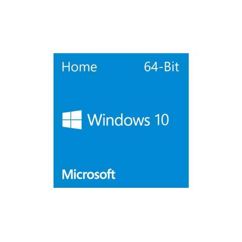 Microsoft Windows 10 Home 64-bit, OEM DVD, Single Copy