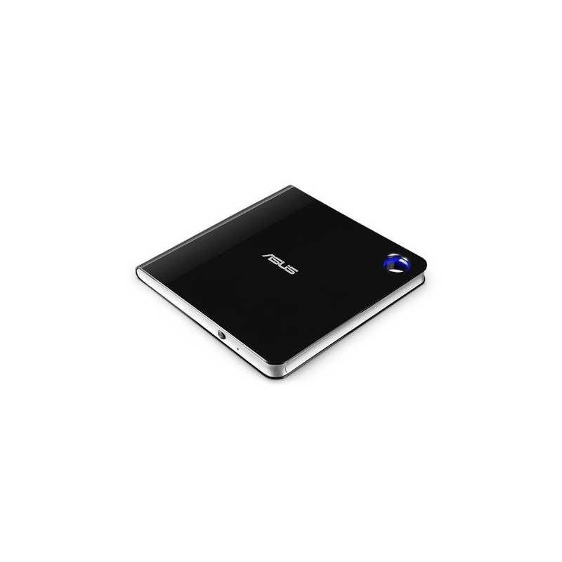 Asus (SBW-06D5H-U) Ultra-slim External Blu-Ray Writer, 6x, USB 3.1 A/C, M-DISC Support, Cyberlink Power2Go 8