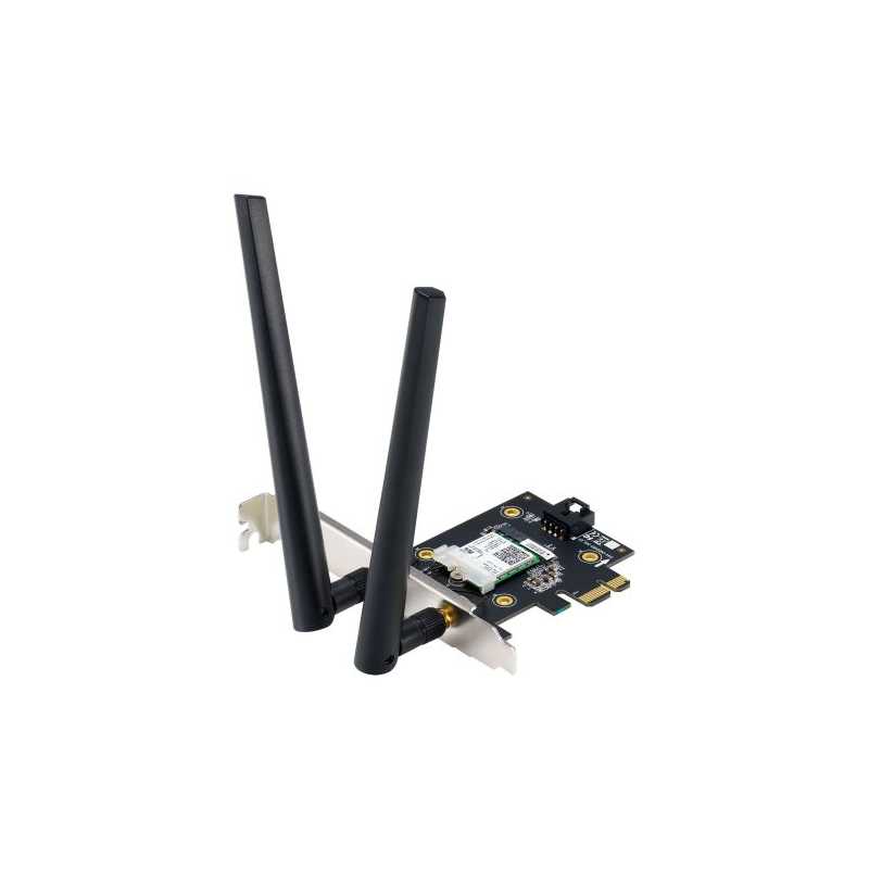 Asus (PCE-AX3000) AX3000 (2402+574) Wireless Dual Band PCI Express Adapter, Bluetooth 5.0,  WPA3, OFDMA & MU-MIMO