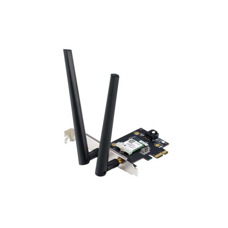 ASUS (PCIE-AX1800) AX1800 (2.4G+5G) Dual Band WiFi 6 PCIEX Adapter, Bluetooth 5.2, OFDMA, MU-MIMO