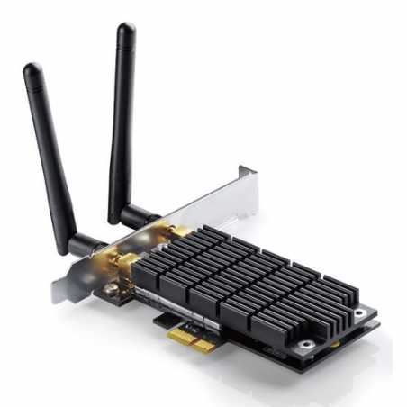 TP-LINK (Archer T6E) AC1300 (400+867) Wireless Dual Band PCI Express Adapter, 2 Antennas