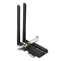 TP-LINK (ARCHER TX50E) AX3000 (574+2402) Wireless Dual Band PCI Express Adapter, Bluetooth 5.0,  WPA3
