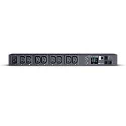 CyberPower PDU41005 Power Distribution Unit, 1U Vertical/Horizontal Rackmount, 1x IEC C20 Input, 8 Outlets, Real-Time Local/Remo