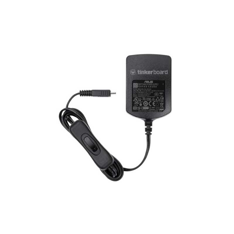 Asus 65W Adapter for Tinker Board 2/2S, On/Off Switch on Cable, UK Plug Asus 65W Adapter for Tinker Board 2/2S, On/Off Switch on Cable, UK Plug