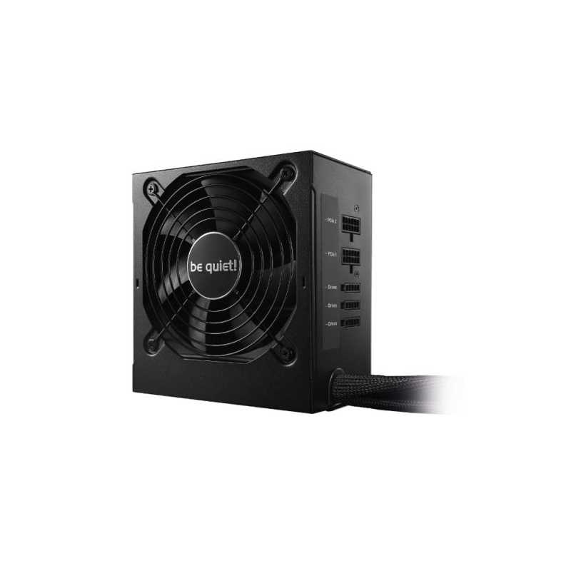 Be Quiet! 600W System Power 9 PSU, Semi-Modular, Sleeve Bearing, 80+ Bronze, Dual 12V, Cont. Power