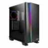 Antec NX500 E-ATX Gaming Case with Window, No PSU, Tempered Glass, ARGB Rear Fan & Front ARGB LED Strip, LED Control Button