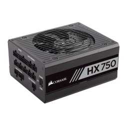 Corsair 750W Professional HX Series HX750 PSU, Fluid Dynamic Fan, Fully Modular, 80+ Platinum