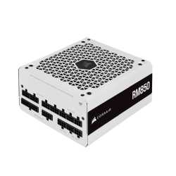 Corsair 850W RM Series RM850 V2 PSU, Rifle Bearing Fan, Fully Modular, 80+ Gold, White