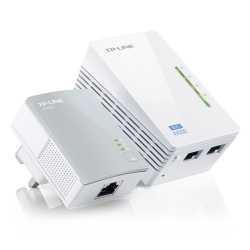 TP-LINK (TL-WPA4220KIT V2) 300Mbps AV600 Wireless N Powerline Adapter Kit