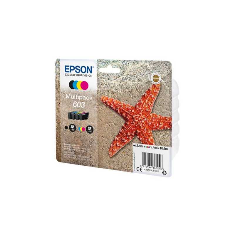 Epson Starfish 603 Original 4 Multipack Replacement Ink