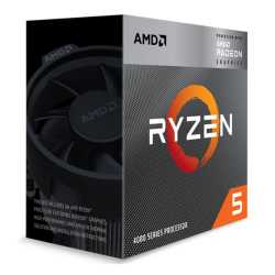 AMD Ryzen 5 4600G CPU, AM4, 3.7GHz (4.2 Turbo), 6-Core, 65W, 11MB Cache, 7nm, 4th Gen, Radeon Graphics