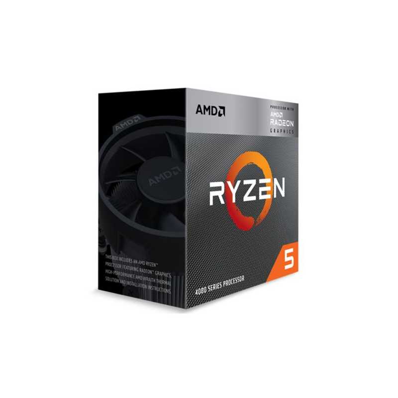 AMD Ryzen 5 4600G CPU, AM4, 3.7GHz (4.2 Turbo), 6-Core, 65W, 11MB Cache, 7nm, 4th Gen, Radeon Graphics