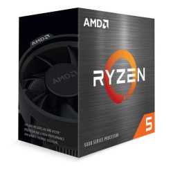 AMD Ryzen 5 5500 6 Core Processor, 12 Threads, 3.6Ghz up to 4.6Ghz Turbo,16MB Cache, 65W, with Wraith Stealth Cooler, No Graphic