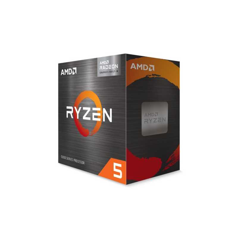 AMD Ryzen 5 5600G CPU with Wraith Stealth Cooler, AM4, 3.9GHz (4.4 Turbo), 6-Core, 65W, 19MB Cache, 7nm, 5th Gen, Radeon Graphic
