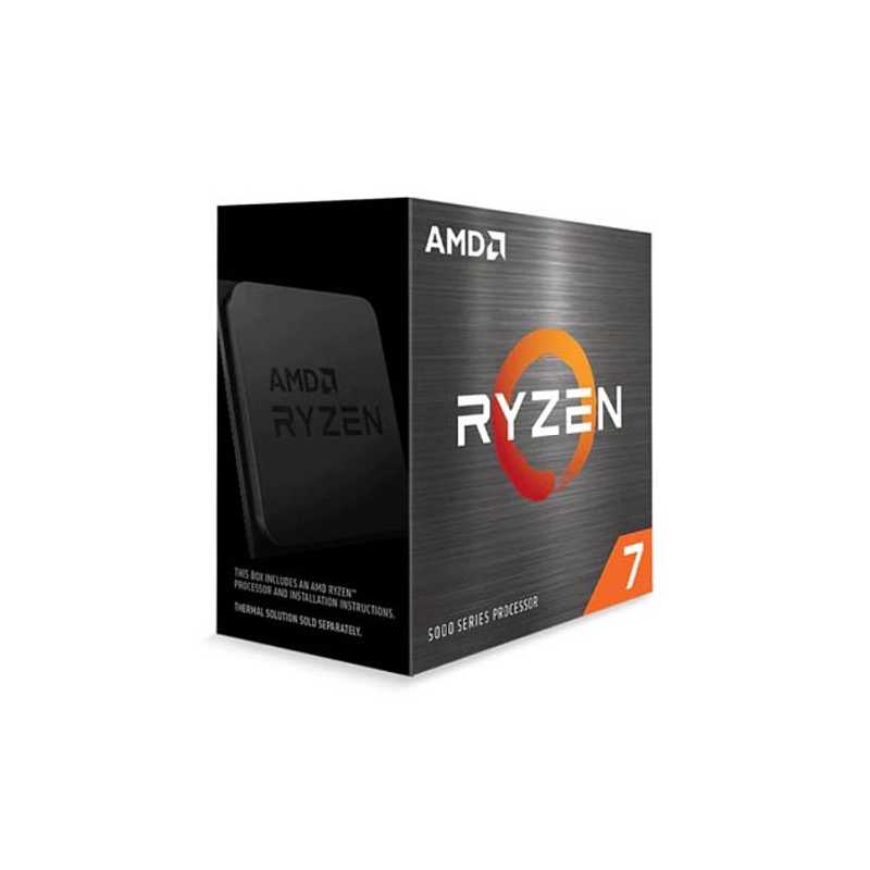 AMD Ryzen 7 5700X CPU, AM4, 3.4GHz (4.6 Turbo), 8-Core, 65W, 36MB Cache, 7nm, 5th Gen, No Graphics, NO HEATSINK/FAN