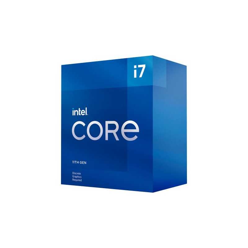 Intel Core i7-11700F CPU, 1200, 2.5 GHz (4.9 Turbo), 8-Core, 65W, 14nm, 16MB Cache, Rocket Lake, No Graphics Intel Core i7-11700F CPU, 1200, 2.5 GHz (4.9 Turbo), 8-Core, 65W, 14nm, 16MB Cache, Rocket Lake, No Graphics