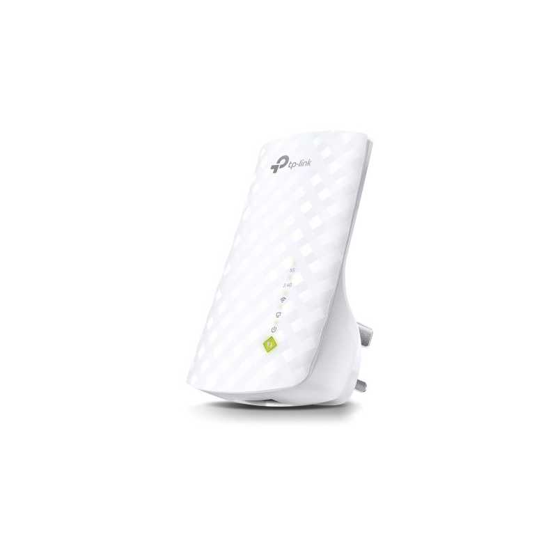 TP-LINK (RE220) AC750 (300+433) Dual Band Wall-Plug Wi-Fi Range Extender, 1 LAN, Miniature Size, AP Mode