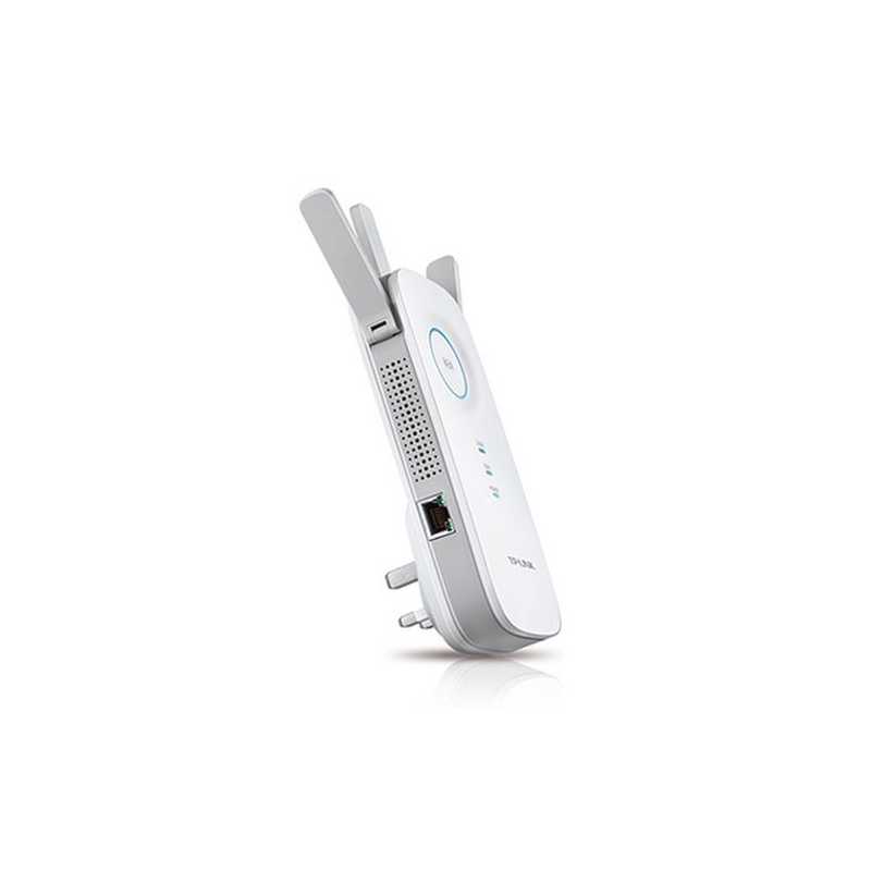 TP-LINK (RE450) AC1750 (450+1300) AC Dual Band Wall-Plug WiFi Range Extender, GB LAN