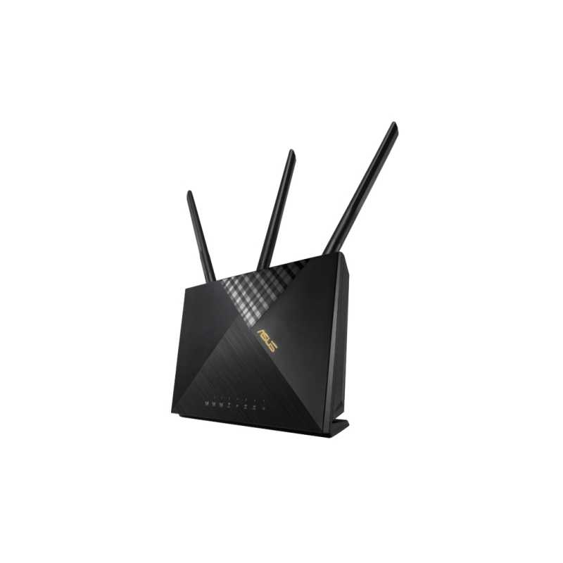 Asus (4G-AX56) Cat.6 300Mbps Dual Band AX1800 4G LTE Router, Captive Portal, AiProtection, 4 LAN, SIM Slot