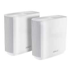 Asus (ZenWiFi AC CT8) AC3000 (400+867+1733) Wireless Tri-Band Cable Routers, 2 Pack, USB 3.0, AiMesh Tech, White