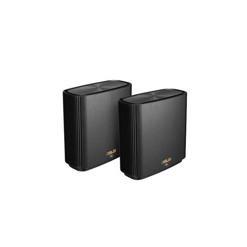 Asus (ZenWiFi AX XT8) AX6600 Wireless Tri-Band Cable Routers, 2 Pack, USB 3.1 Gen1, 2.5G WAN, AiMesh Tech