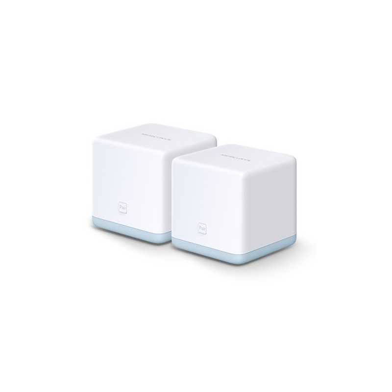 Mercusys (HALO S12) Whole-Home Mesh Wi-Fi System, 2 Pack, Dual Band AC1200, 2 x LAN on each Unit