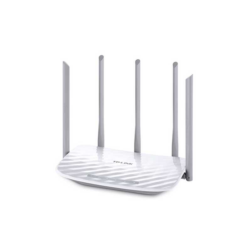 TP-LINK (Archer C60) AC1350 Wireless Dual Band 10/100 Cable Router, 5 Antennas