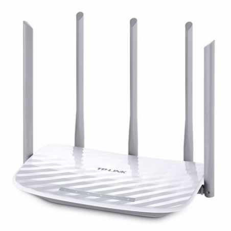 TP-LINK (Archer C60) AC1350 Wireless Dual Band 10/100 Cable Router, 5 Antennas