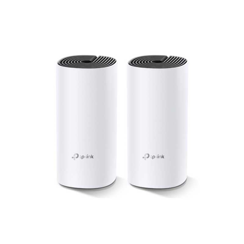 TP-LINK (DECO M4) Whole-Home Mesh Wi-Fi System, 2 Pack, Dual Band AC1200, MU-MIMO, 2 x LAN on each Unit