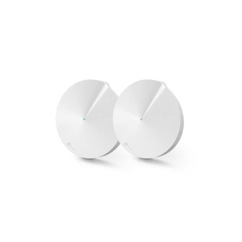 TP-LINK (DECO M9 PLUS) Smart Home Mesh Wi-Fi System, 2 Pack, Tri Band AC2200, MU-MIMO, Built-in Smart Hub