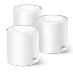 TP-LINK (DECO X50) AX3000 Dual Band Wireless Whole Home Mesh Wi-Fi System, 3 Pack, 3x LAN, OFDMA & MU-MIMO, TP-Link HomeShield
