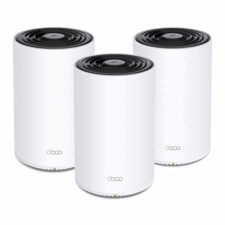 TP-LINK (DECO X68) Whole Home Mesh Wi-Fi 6 System, 3 Pack, Tri Band AX3600, OFDMA & MU-MIMO, AI-Driven Mesh, TP-Link HomeShield