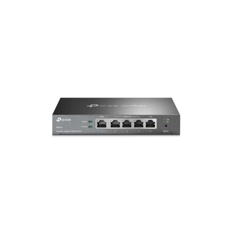 TP-LINK (TL-R605) Omada Gigabit VPN Router, Omada SDN, 5x GB LAN, Up to 4x WAN, Abundant Security Features 
