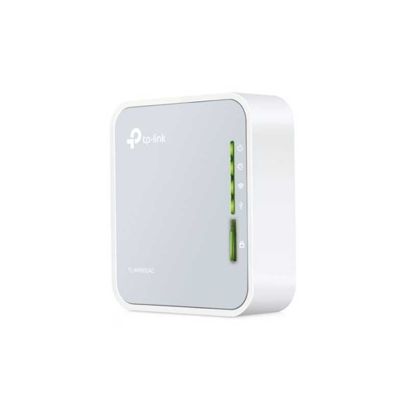 TP-LINK (TL-WR902AC) AC750 (433+300) Wireless Dual Band Travel Router, 3G/4G, USB