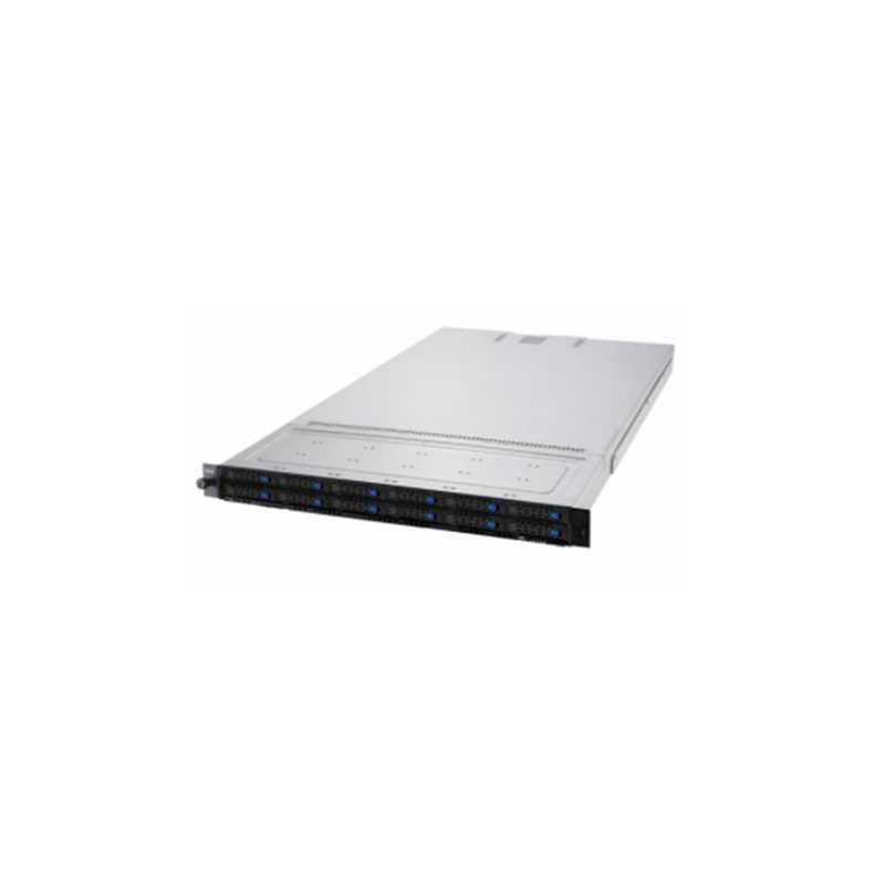 Asus (RS700-E10-RS12U) 1U Rack High Performance Cache Barebone Server, Intel C621A, Dual Socket 4189, 32 DDR4, 12 NVMe, 1600W PS