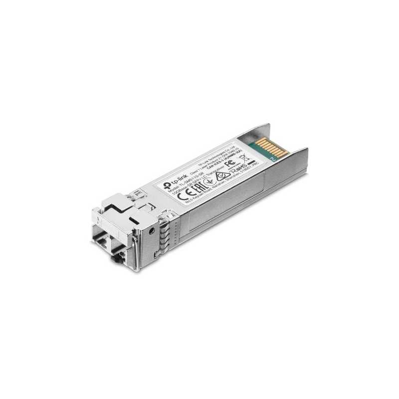TP-LINK (TL-SM5110-SR) 10GBase-SR SFP+ LC Transceiver, Hot-Pluggable, DDM Support, 850 nm