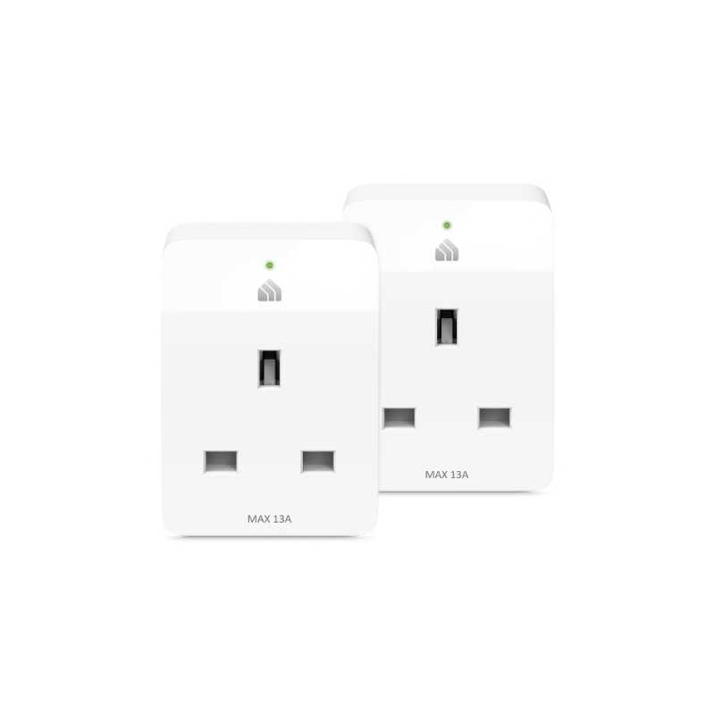 TP-LINK (KP105 2-Pack) Kasa Smart Wi-Fi Plug Slim, Remote Access, Schedule & Timer, Grouping, Voice Control