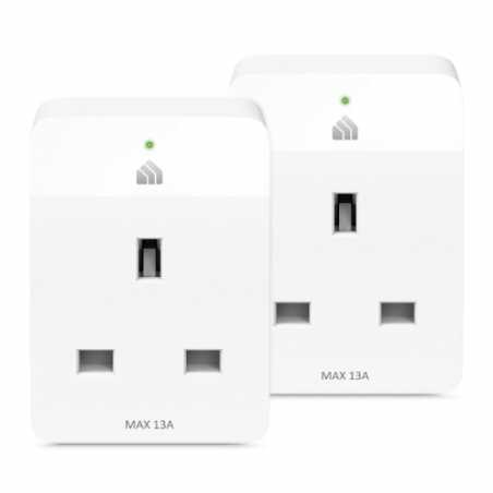 TP-LINK (KP105 2-Pack) Kasa Smart Wi-Fi Plug Slim, Remote Access, Schedule & Timer, Grouping, Voice Control