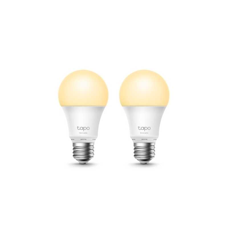 TP-LINK (L510E 2-pack) Wi-Fi LED Smart Light Bulb, Dimmable, App/Voice Control