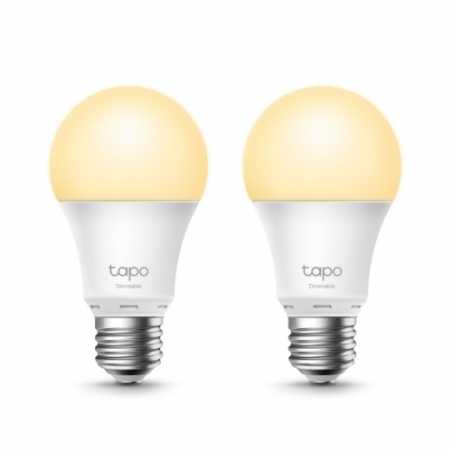 TP-LINK (L510E 2-pack) Wi-Fi LED Smart Light Bulb, Dimmable, App/Voice Control
