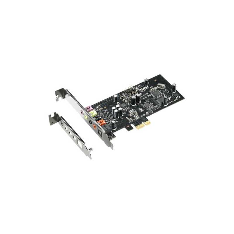Asus XONAR SE 5.1 Gaming Soundcard, PCIe, Hi-Res Audio, 300ohm, 116dB SNR, Headphone Amp