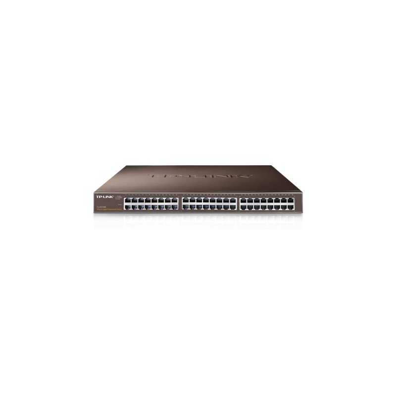 TP-LINK (TL-SG1048) 48-Port Gigabit Unmanaged Rackmount Switch, Steel Case