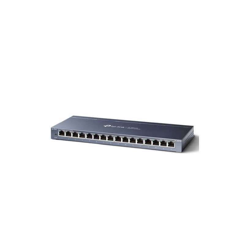 TP-LINK (TL-SG116) 16-Port Gigabit Unmanaged Desktop Switch, Steel Case